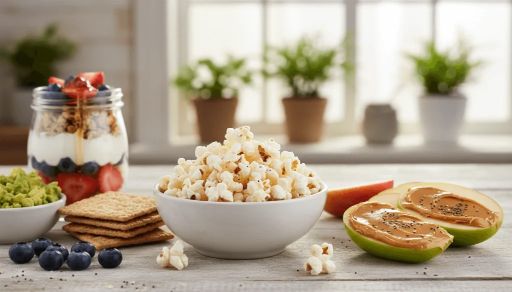 Practical tips to gradually reduce fried foods Healthy crunchy snack alternatives to replace fried foods and chips.