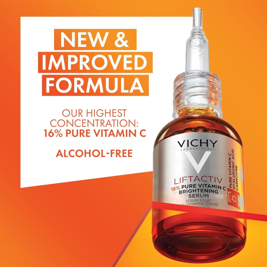 Vichy LiftActiv Vitamin C Serum For Face, Brightening Serum With 16% Pure Vitamin C