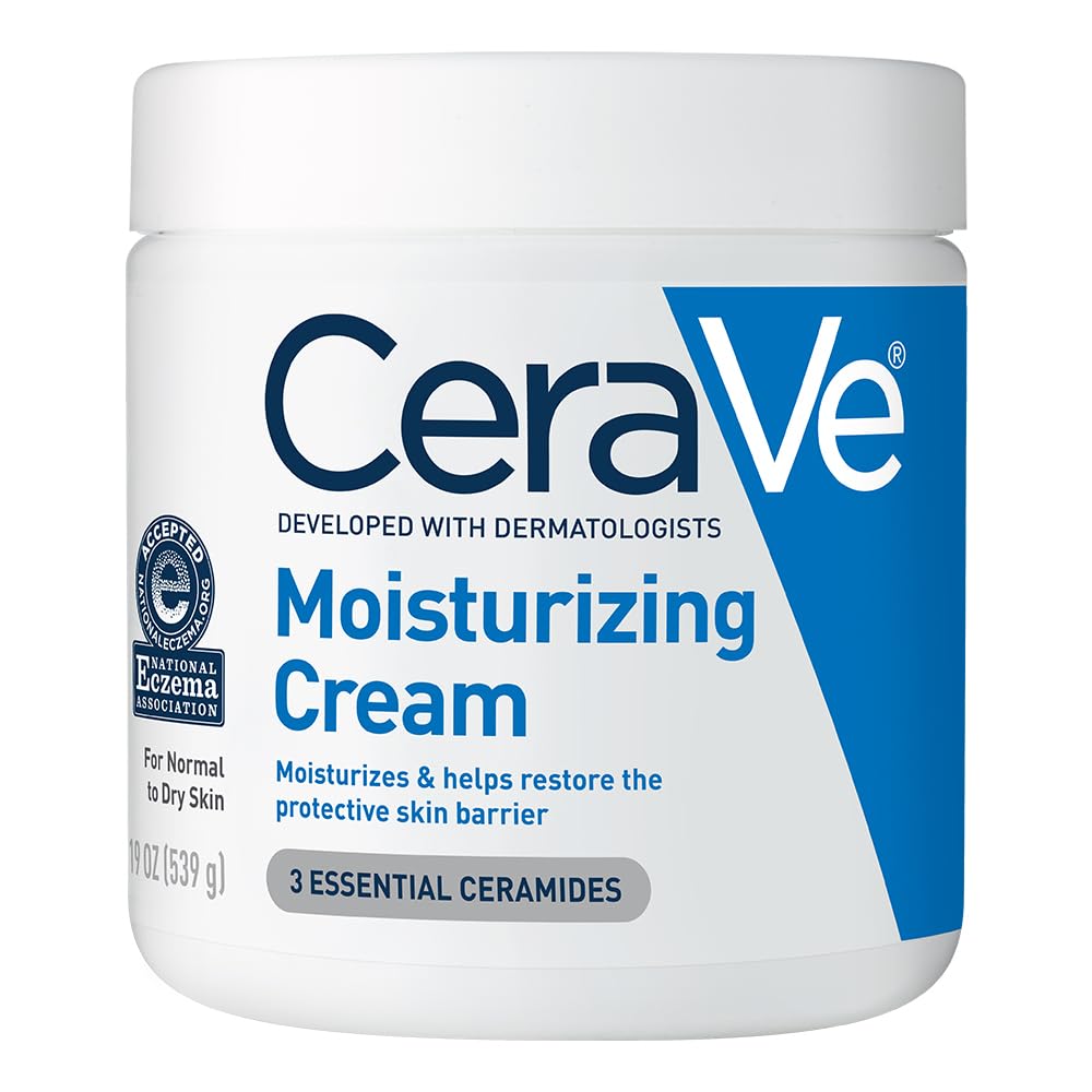 Best Creams for Winter: Comparative Review of the Most Effective Moisturizers Available CeraVe Moisturizing Cream, Body and Face Moisturizer for Dry Skin, Body Cream with Hyaluronic Acid and Ceramides, Daily Moisturizer, Oil-Free, Fragrance Free, Non-Comedogenic, 19 Ounce
